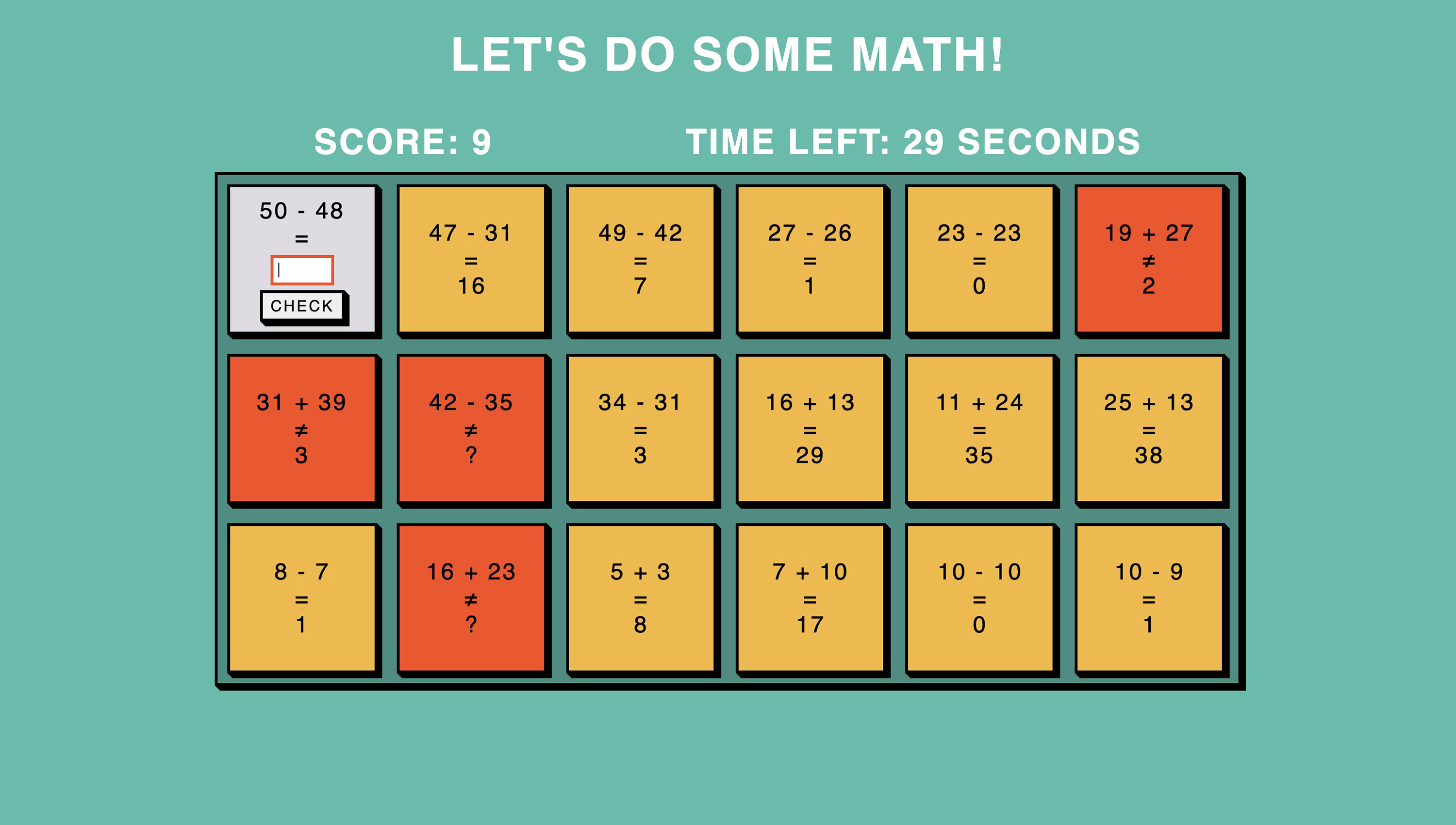 Math Game